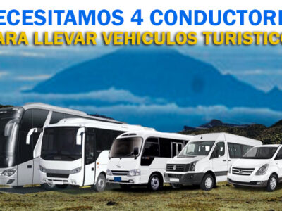 CONDUCTORES PARA LLEVAR VEHICULOS TURISTICO